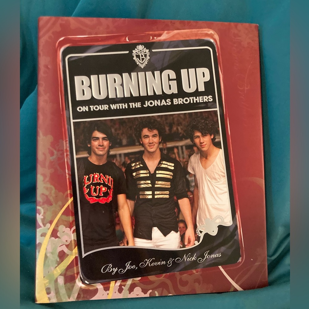 Burning Up Jonas Brothers Tour Book Disney Hardback Book